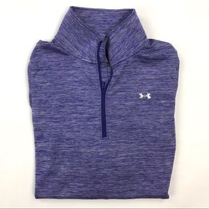 UNDER ARMOUR 1/4 ZIP WOMEN’S S BLUE/PURPLE